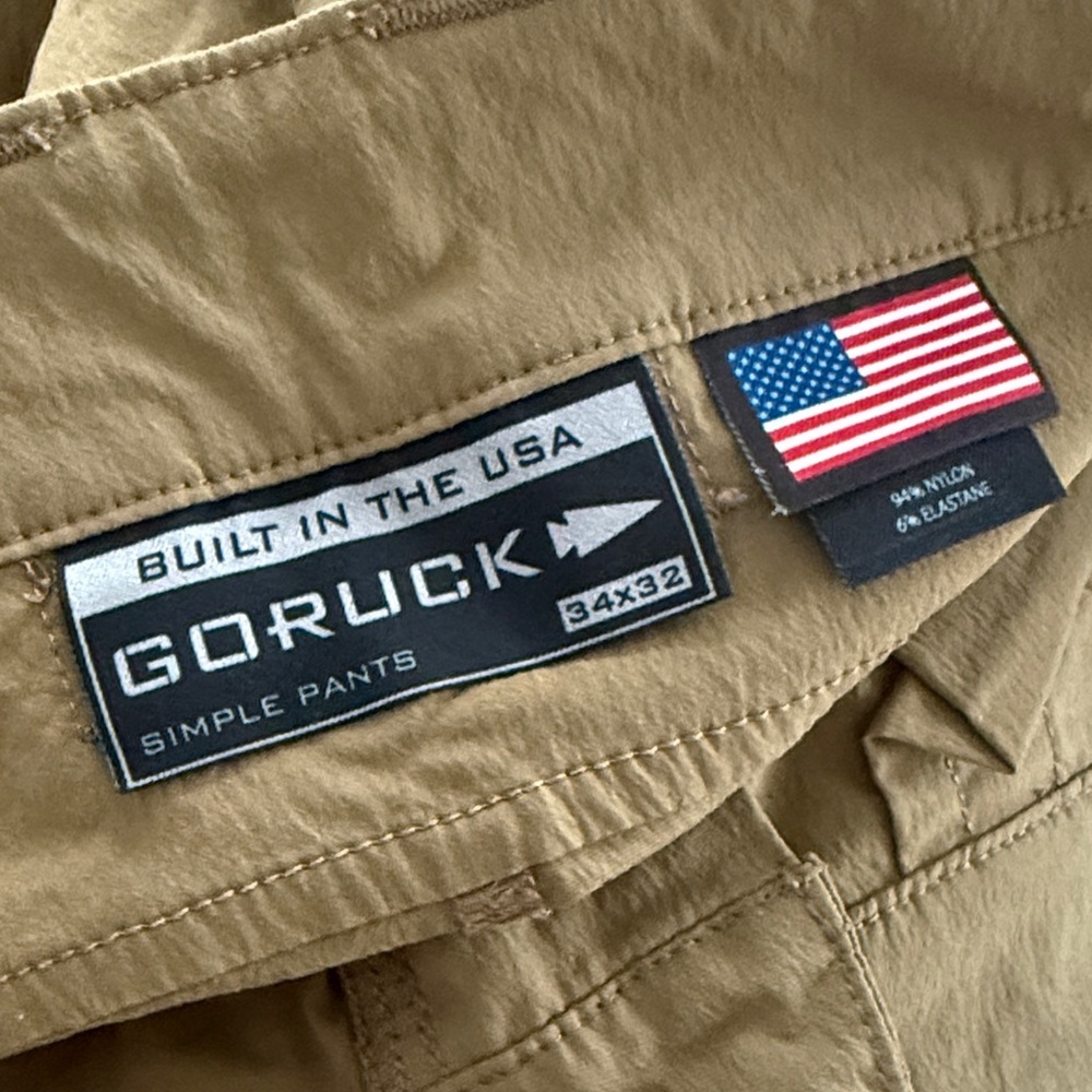 Men's GORUCK Simple Pants Tan